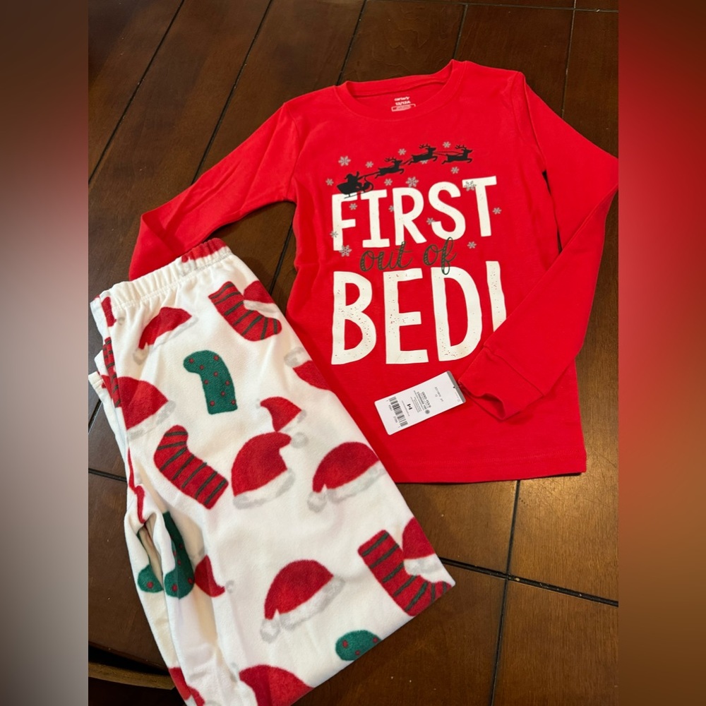Carters size 12 new pjs